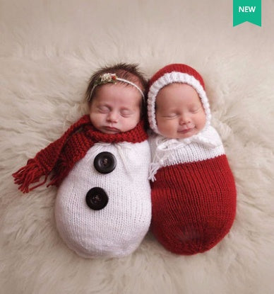 Trendixia™ Baby Snowman Knitted Bathrobe